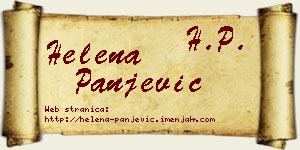 Helena Panjević vizit kartica